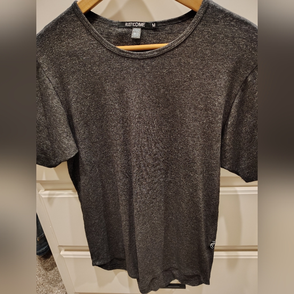 Men's  Rustic Dime Gray T-Shirt